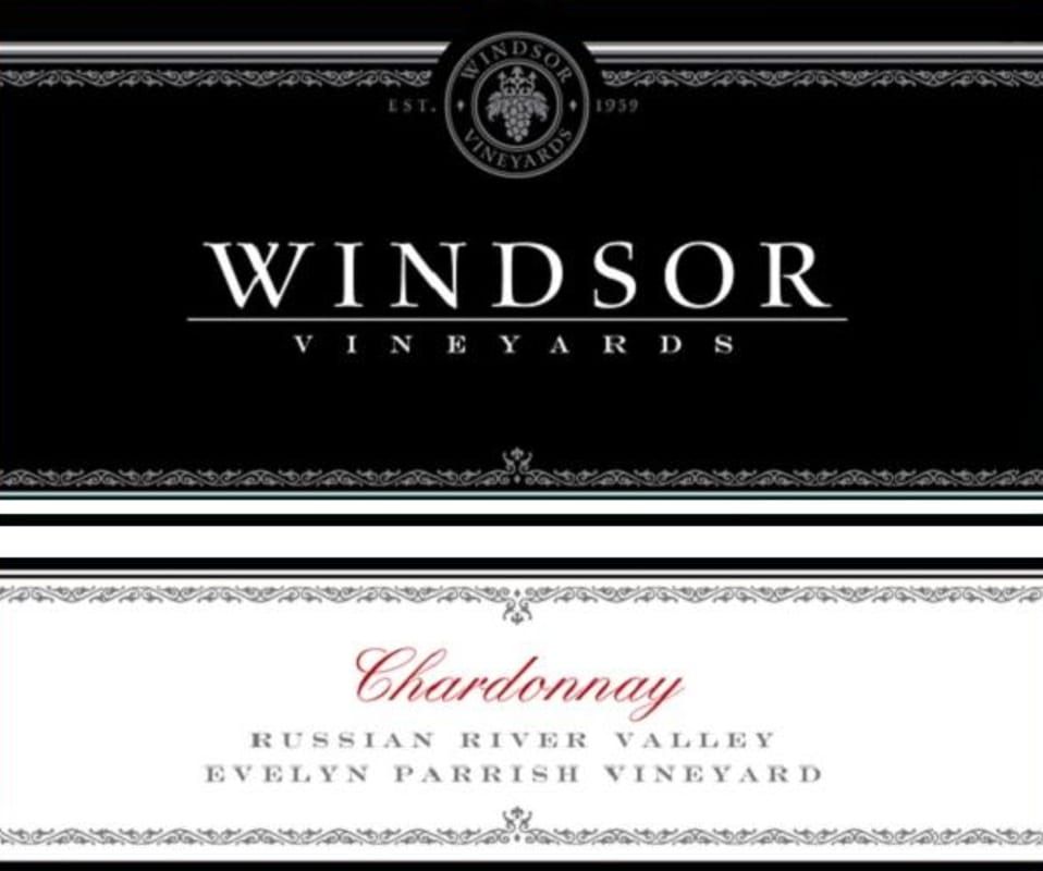 Windsor Evelyn Parrish Vineyard Chardonnay 2014 Front Label