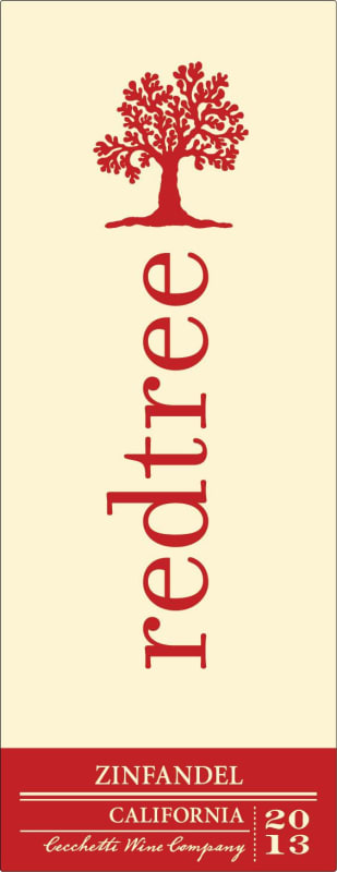 Redtree Zinfandel 2013 Front Label