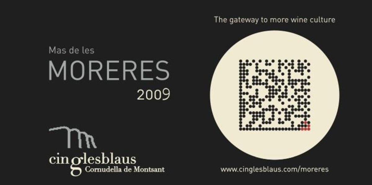 Bodega Cingles Blaus SL Mas de les Moreres 2009 Front Label