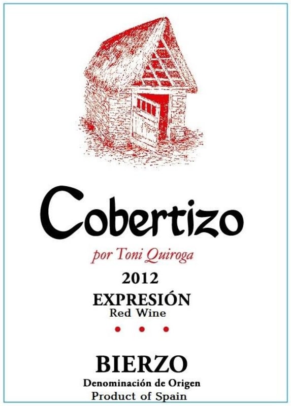 Bodega Cobertizo Expresion 2012 Front Label