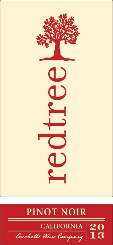Redtree Pinot Noir 2013 Front Label