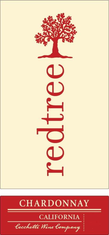 Redtree Chardonnay 2014 Front Label