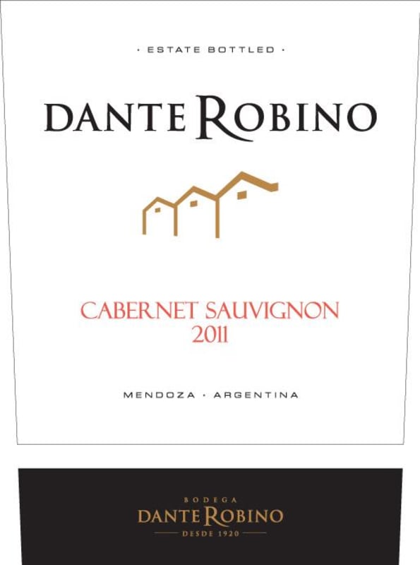 Bodega Dante Robino Cabernet Sauvignon 2011 Front Label