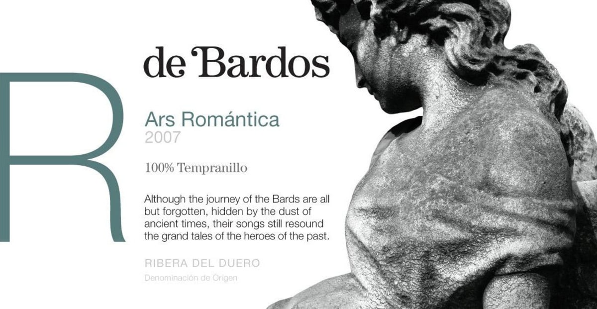 Bodega de Bardos Ars Ars Romantica Crianza 2007 Front Label