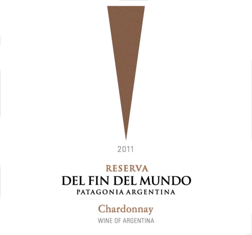 Bodega Del Fin del Mundo Reserva Chardonnay 2011 Front Label