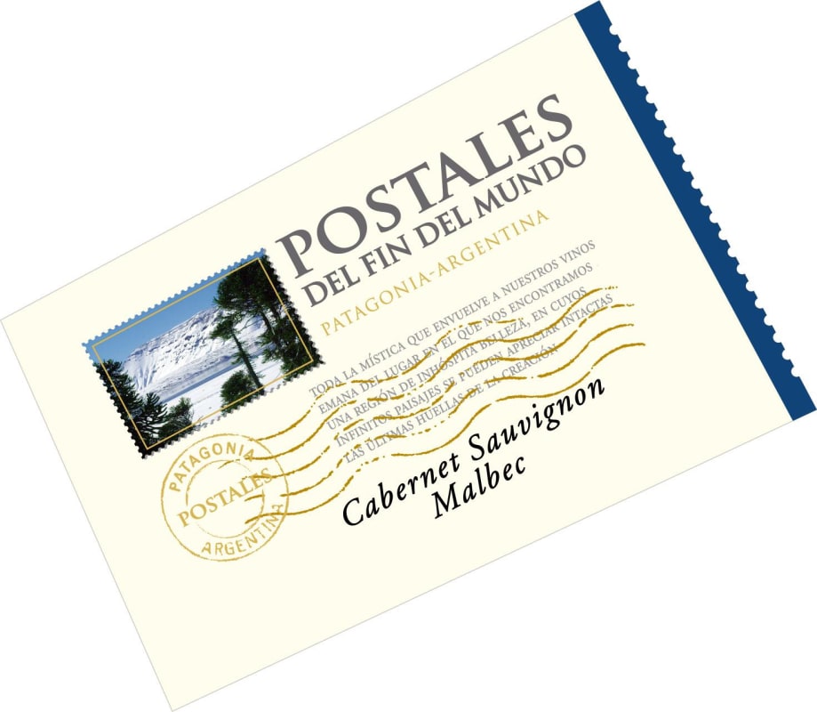 Bodega Del Fin del Mundo Postales Cabernet Sauvignon Malbec 2013 Front Label