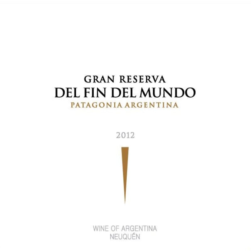 Bodega Del Fin del Mundo Gran Reserva 2012 Front Label