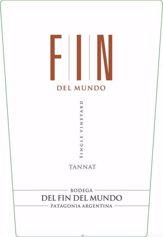 Bodega Del Fin del Mundo FIN Single Vineyard Tannat 2010 Front Label