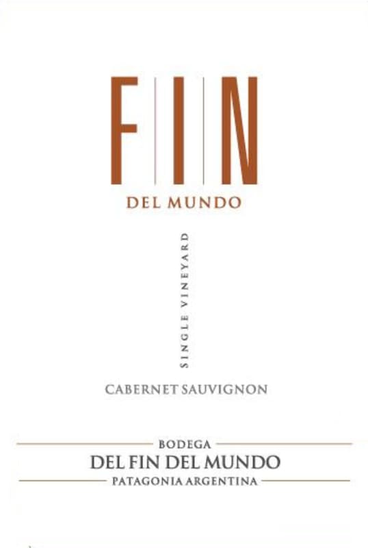 Bodega Del Fin del Mundo FIN Single Vineyard Cabernet Sauvignon 2008 Front Label