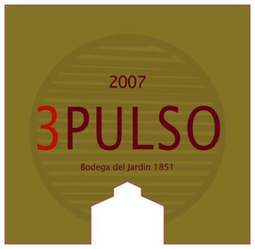 Bodega del Jardin Ribera del Queiles 3 Pulso Vino de la Tierra 2007 Front Label