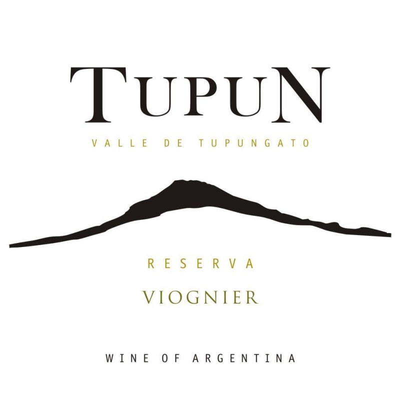 Bodega del Tupun Reserva Viognier 2013 Front Label