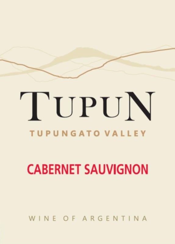 Bodega del Tupun Cabernet Sauvignon 2014 Front Label