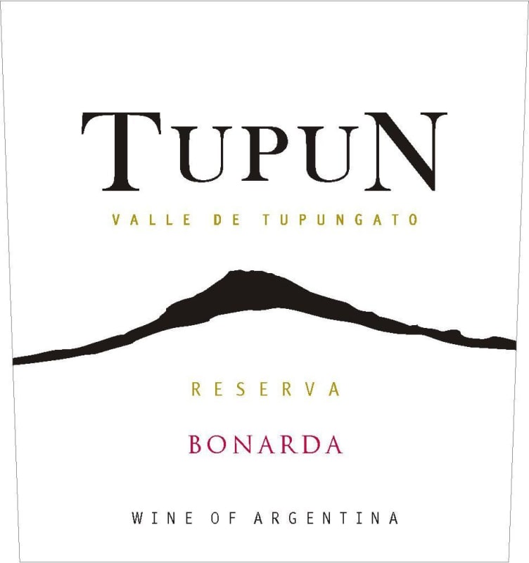 Bodega del Tupun Reserva Bonarda 2005 Front Label