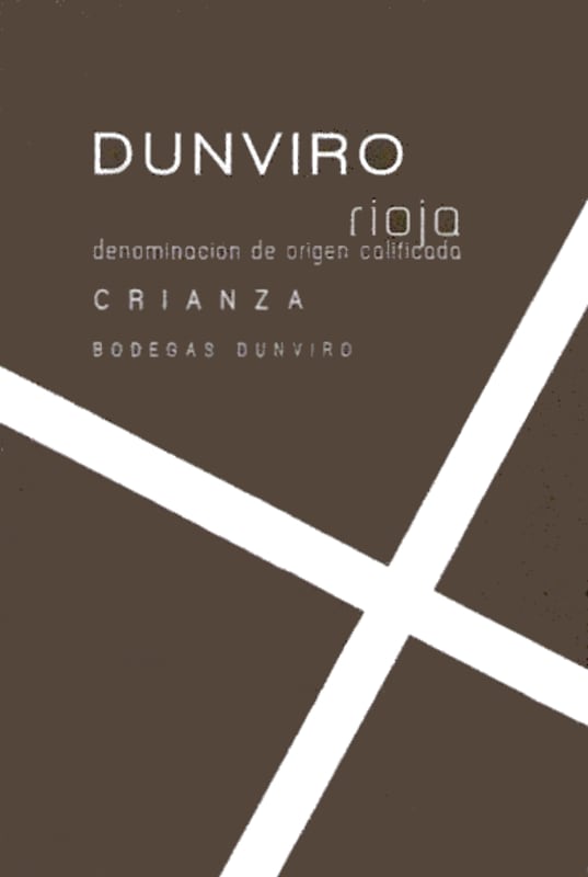 Bodega Dunviro Crianza 2009 Front Label