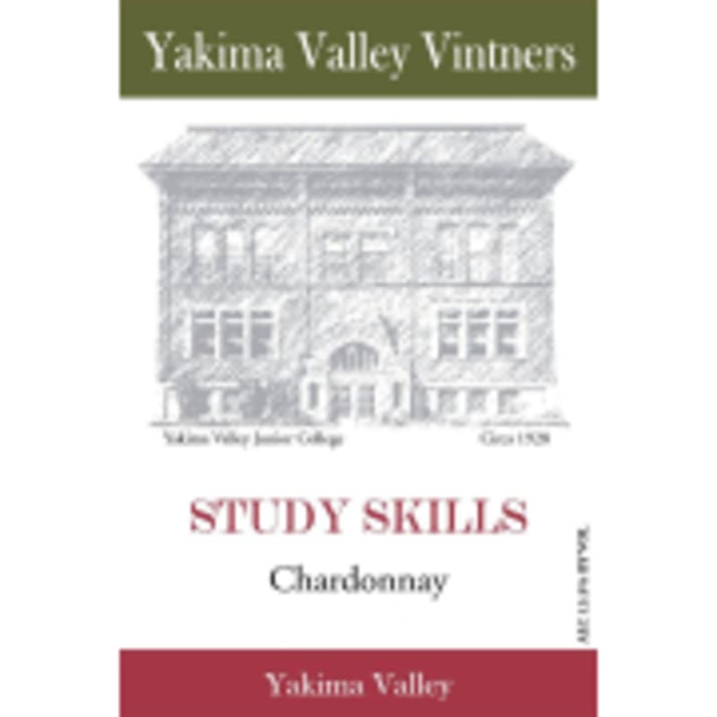 Yakima Valley Vintners Study Skills Chardonnay 2014 Front Label