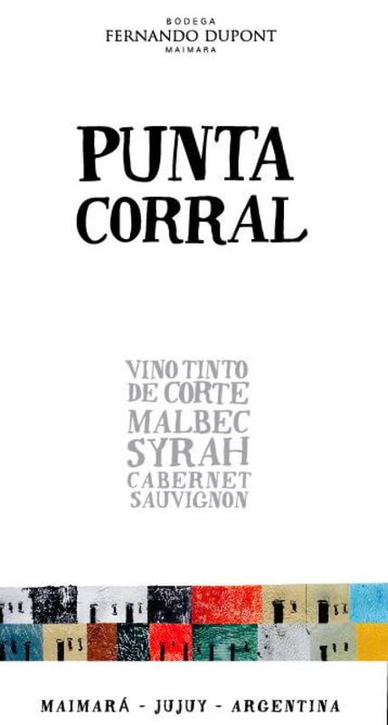 Bodega Fernando Dupont Maimara Punta Corral 2011 Front Label