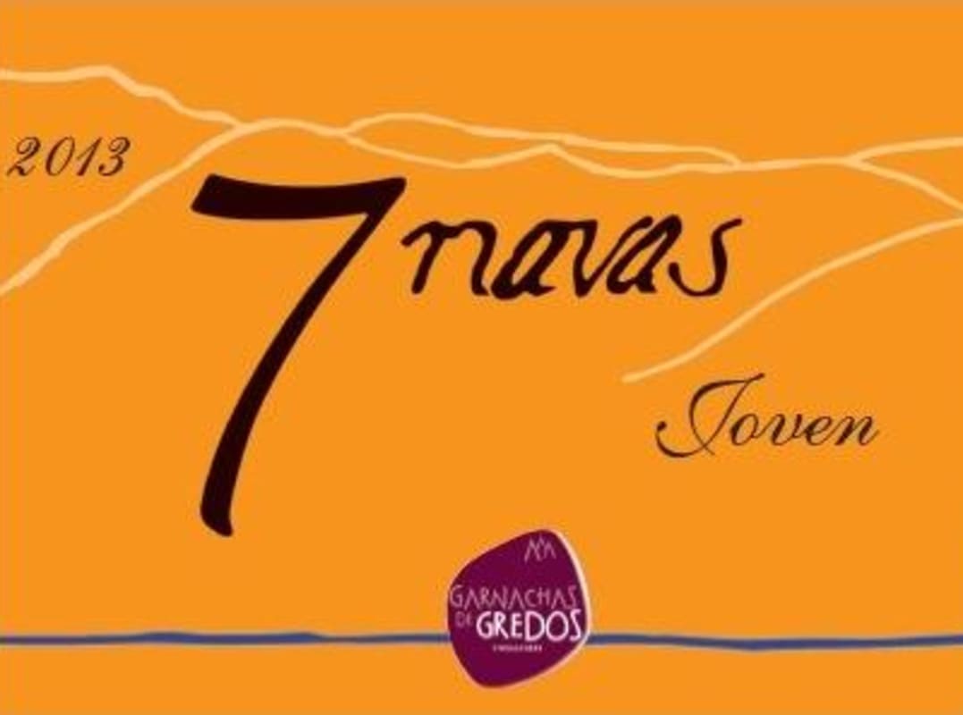 Bodega Garnacha Alto Alberche 7 Navas Joven Vino de la Tierra 2013 Front Label