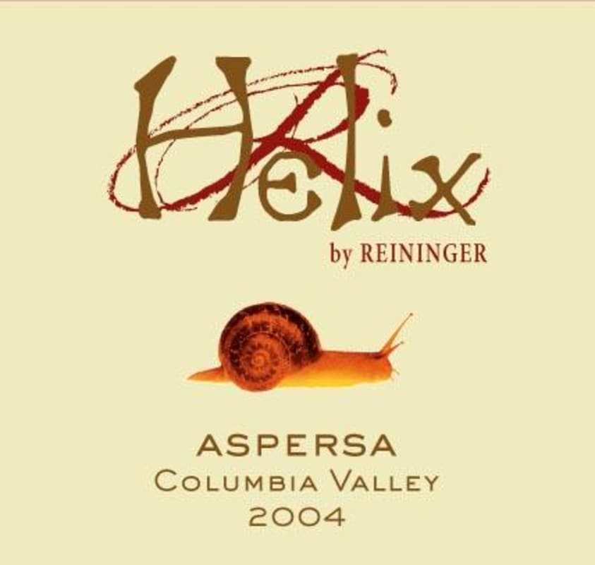 Reininger Helix Aspersa White 2004 Front Label