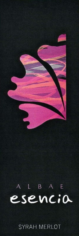 Bodega Hacienda Albae Esencia Syrah Merlot 2010 Front Label