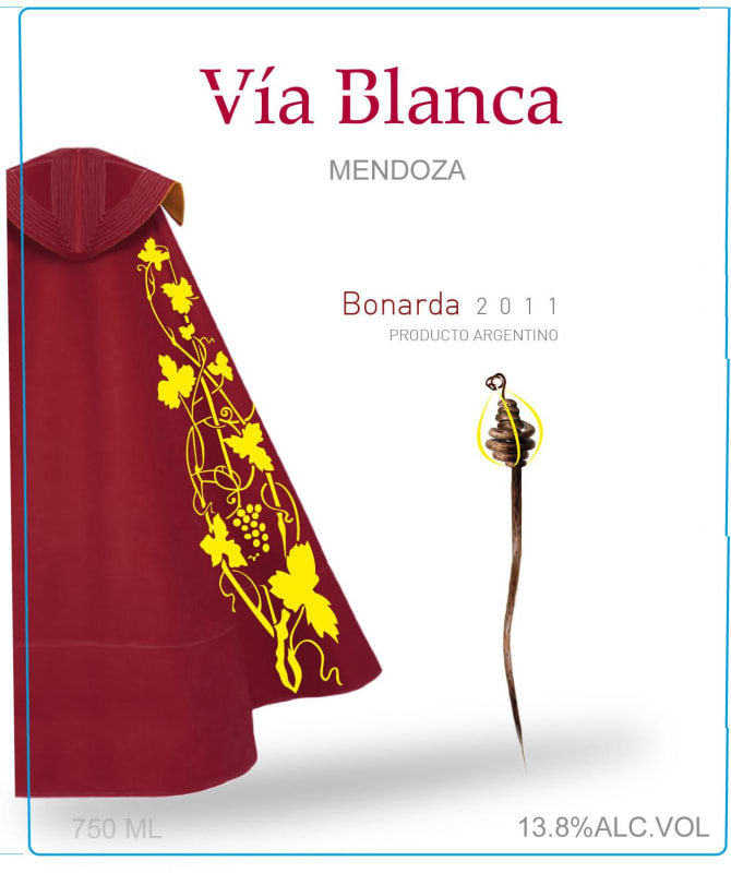 Bodega Iaccarini Via Blanca Bonarda 2011 Front Label