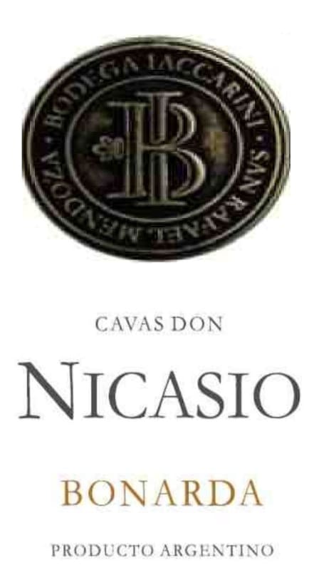 Bodega Iaccarini Cavas Don Nicasio Bonarda 2013 Front Label