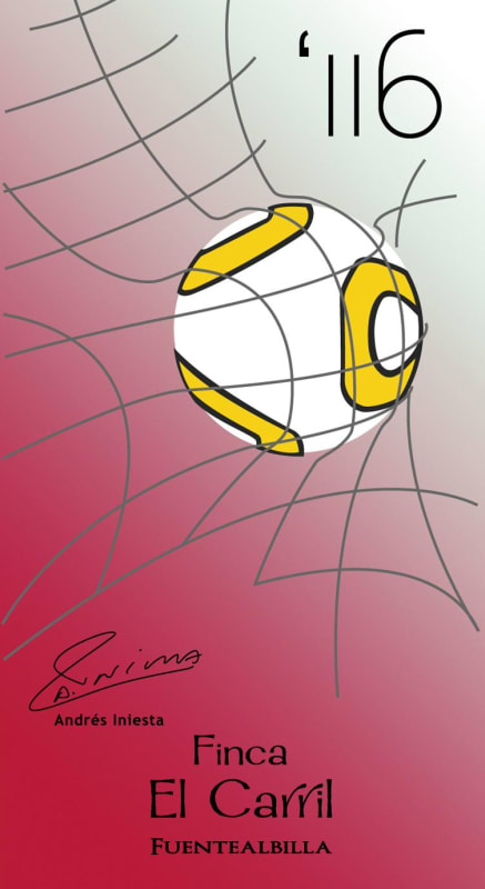 Bodega Iniesta Minuto 116 Finca El Carril Tinto 2012 Front Label