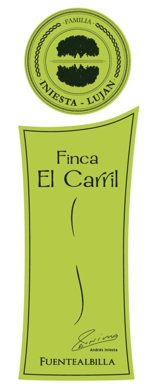 Bodega Iniesta Finca El Carril Blanco 2015 Front Label