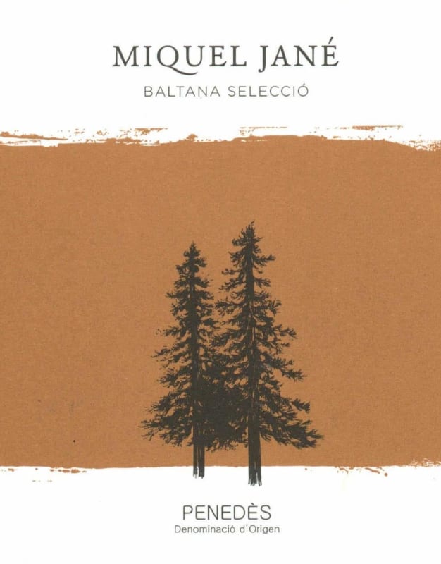 Bodega J. Miquel Jane Baltana Seleccio 2012 Front Label