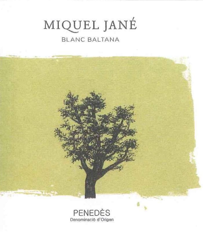 Bodega J. Miquel Jane Baltana Blanc 2014 Front Label