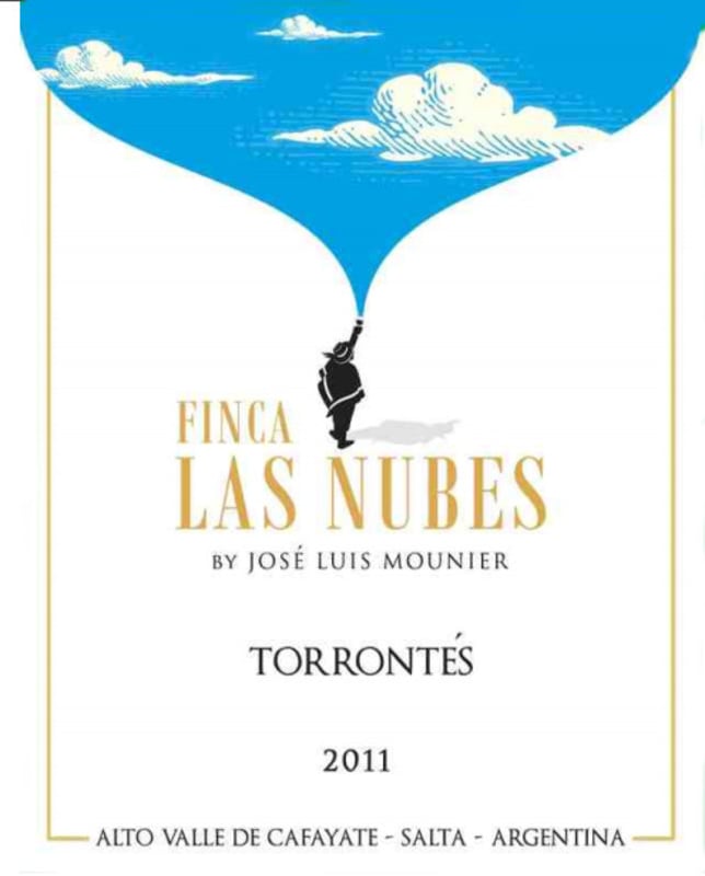 Bodega Jose L. Mounier Finca Las Nubes Torrontes 2011 Front Label