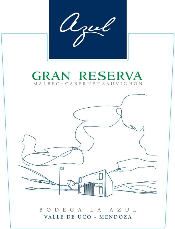 Bodega La Azul Gran Reserva 2009 Front Label