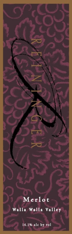 Reininger Merlot 2007 Front Label