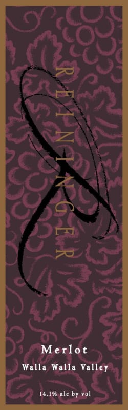 Reininger Merlot 2011 Front Label