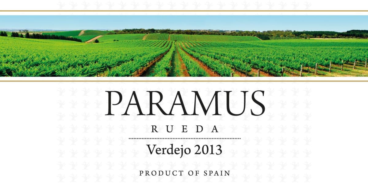 Bodega La Soterrana Paramus Verdejo 2013 Front Label