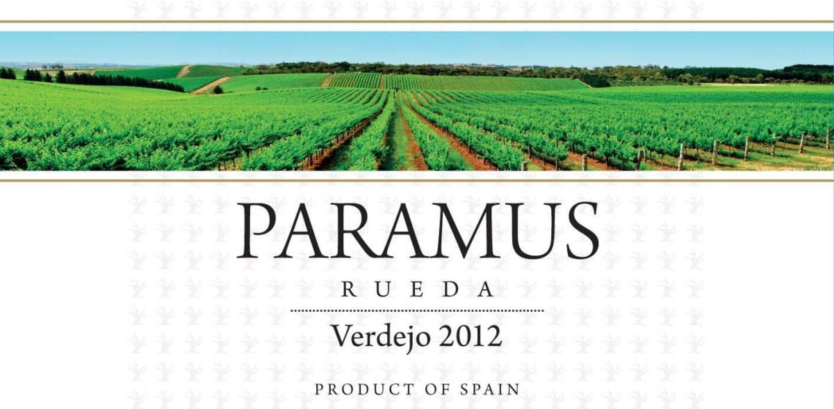 Bodega La Soterrana Paramus Verdejo 2012 Front Label