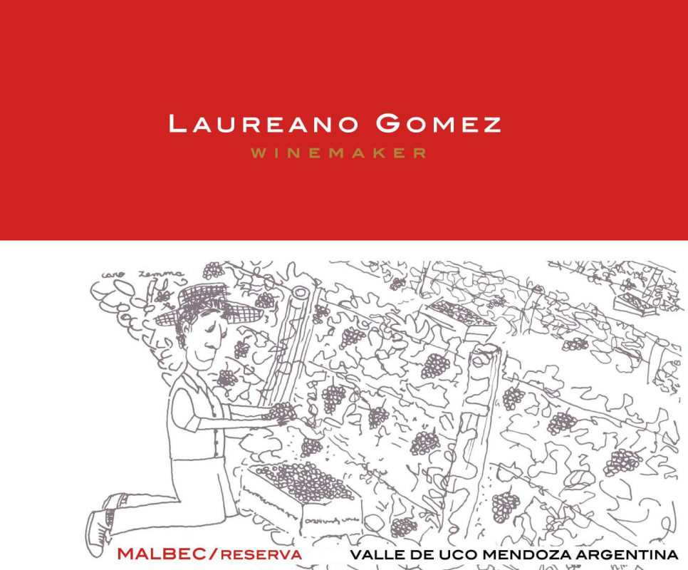 Bodega Laureano Gomez Winemaker Reserva Malbec 2012 Front Label