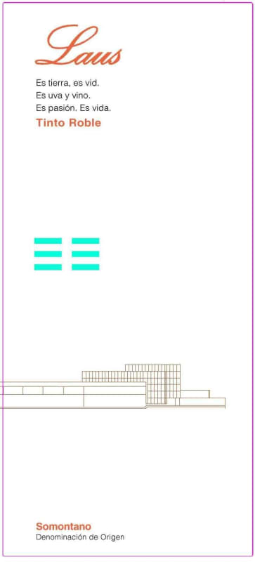 Bodega Laus Roble 2011 Front Label