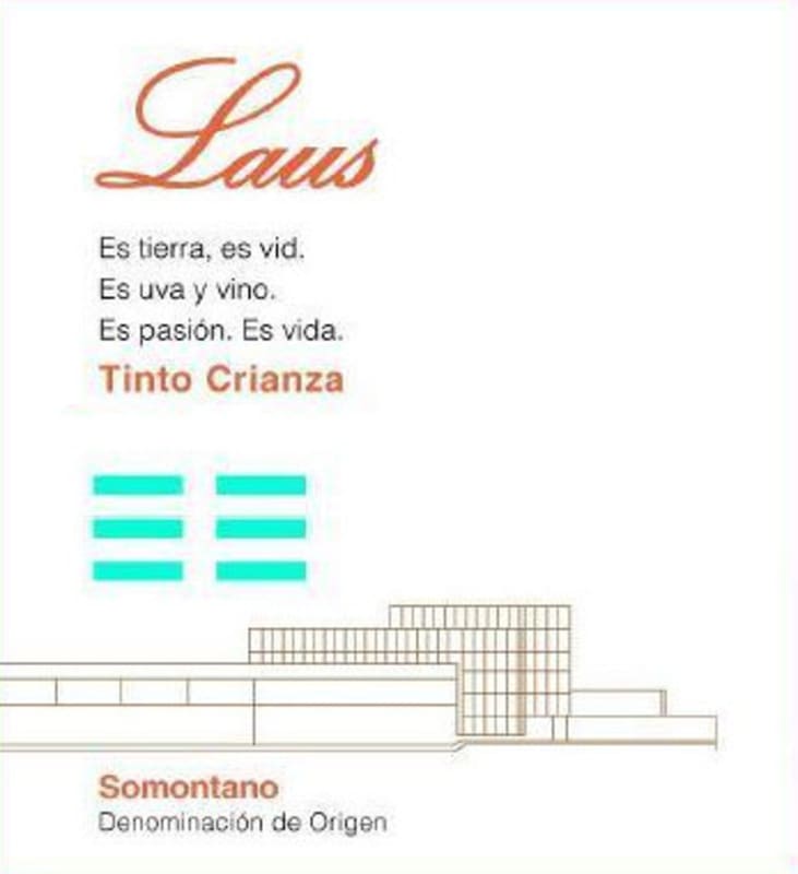 Bodega Laus Crianza 2004 Front Label