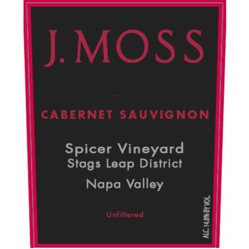J. Moss Spicer Vineyard Cabernet Sauvignon 2005 Front Label