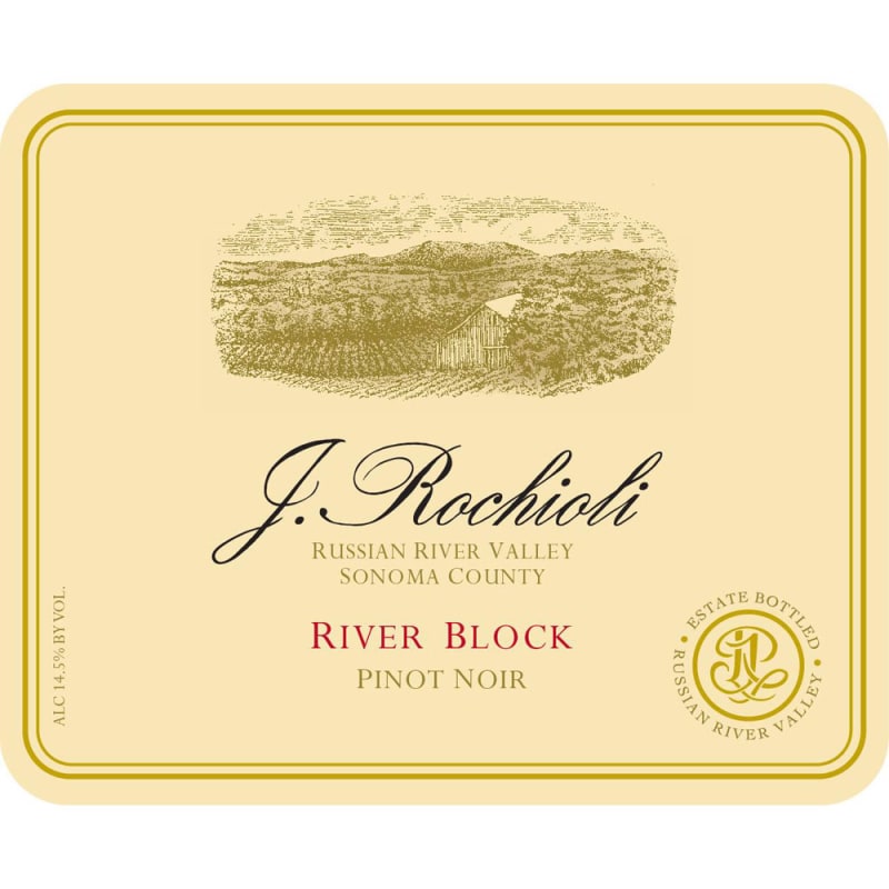 Rochioli River Block Chardonnay 2004 Front Label