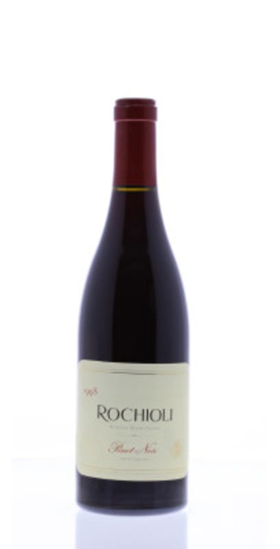 Rochioli Estate Pinot Noir 1998 Front Bottle Shot