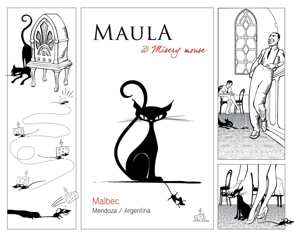 Bodega Margot Margot Maula Misery Mouse Malbec 2013 Front Label