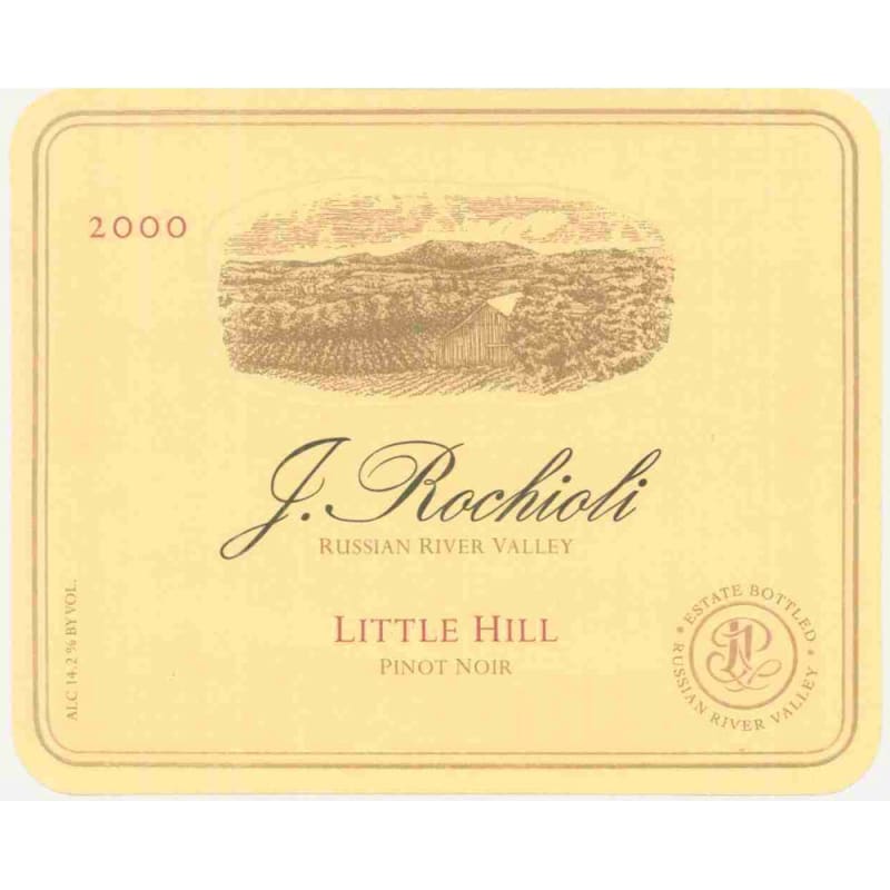 Rochioli Little Hill Pinot Noir 2000 Front Label