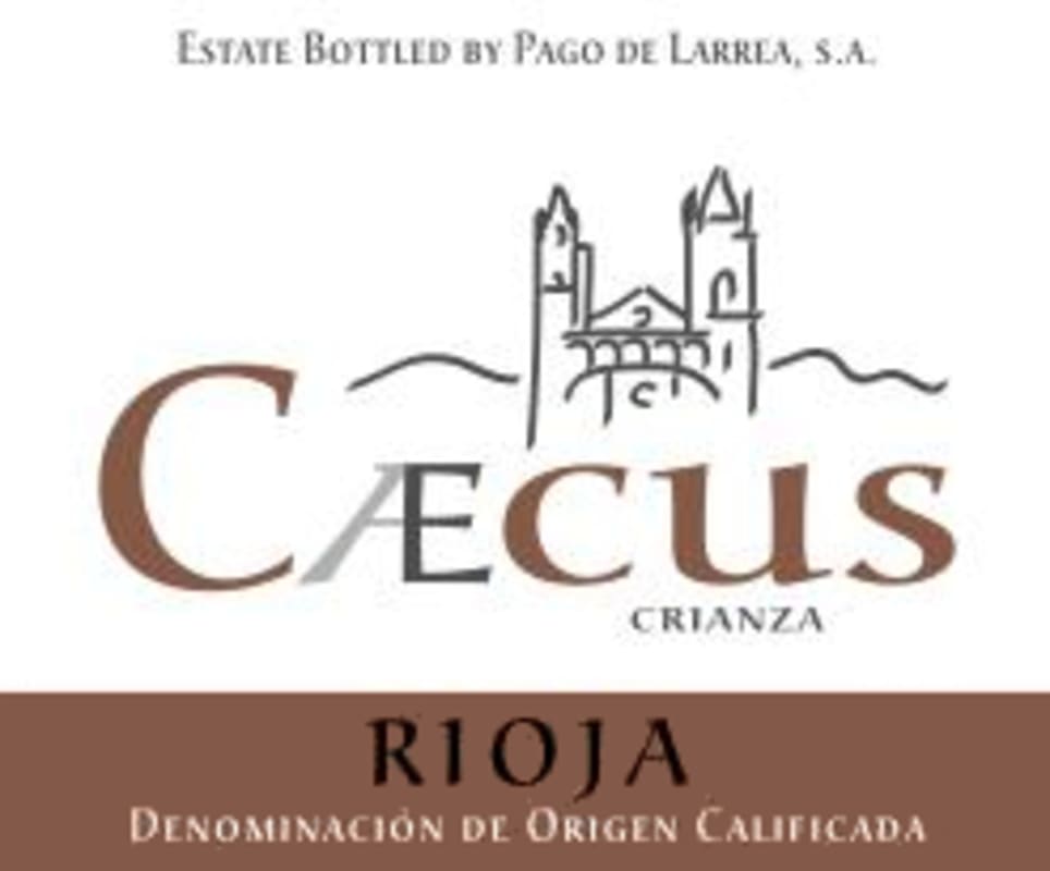 Bodega Pago de Larrea Crianza 2013 Front Label