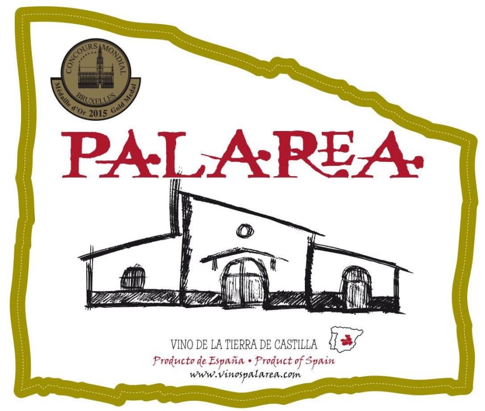 Bodega Palarea Vino de la Tierra de Castilla Palarea 2012 Front Label