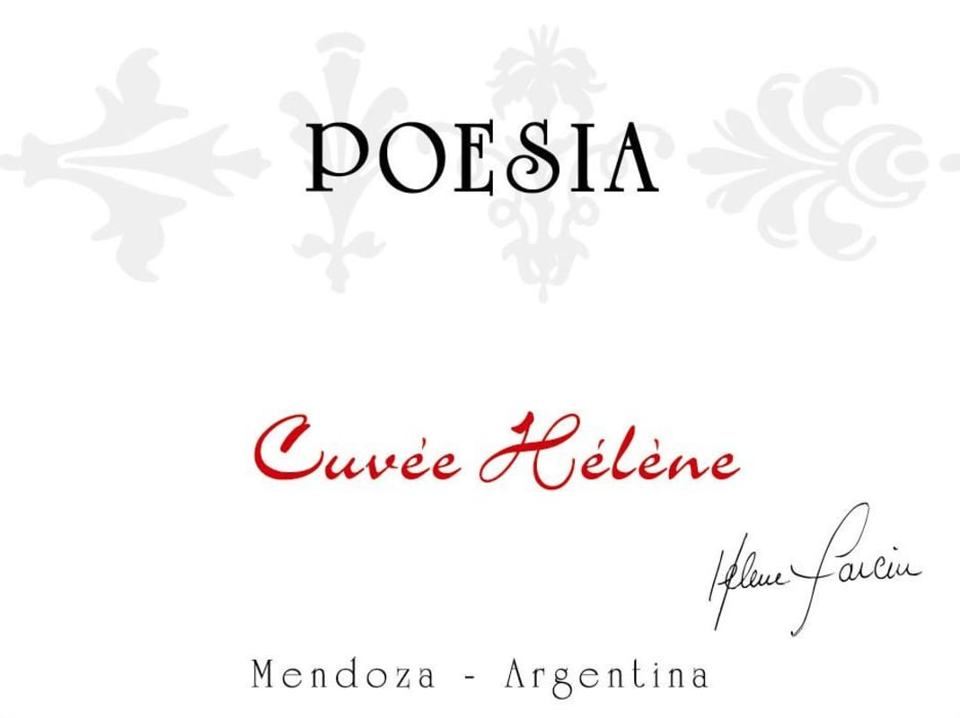 Bodega Poesia Cuvee Helene 2005 Front Label