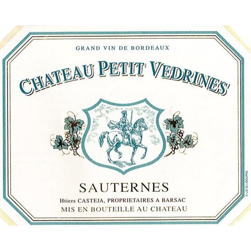 Chateau Doisy Vedrines Chateau Petit Vedrines 2008 Front Label