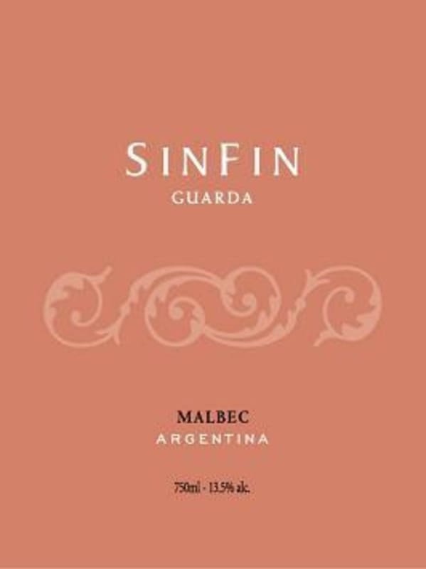 Bodega SinFin Guarda Malbec 2011 Front Label