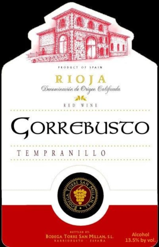 Torre San Millan Gorrebusto Joven 2011 Front Label