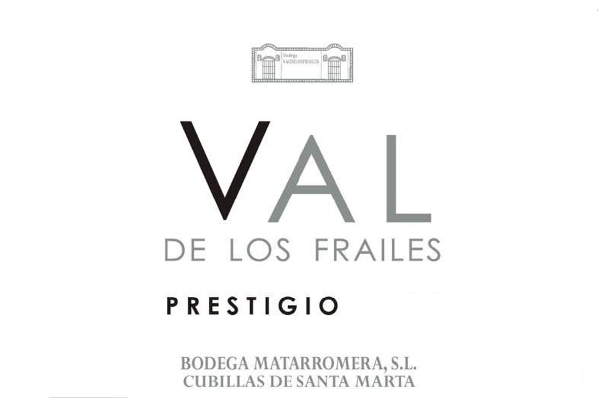 Bodega Valdelosfrailes Prestigio 2006 Front Label